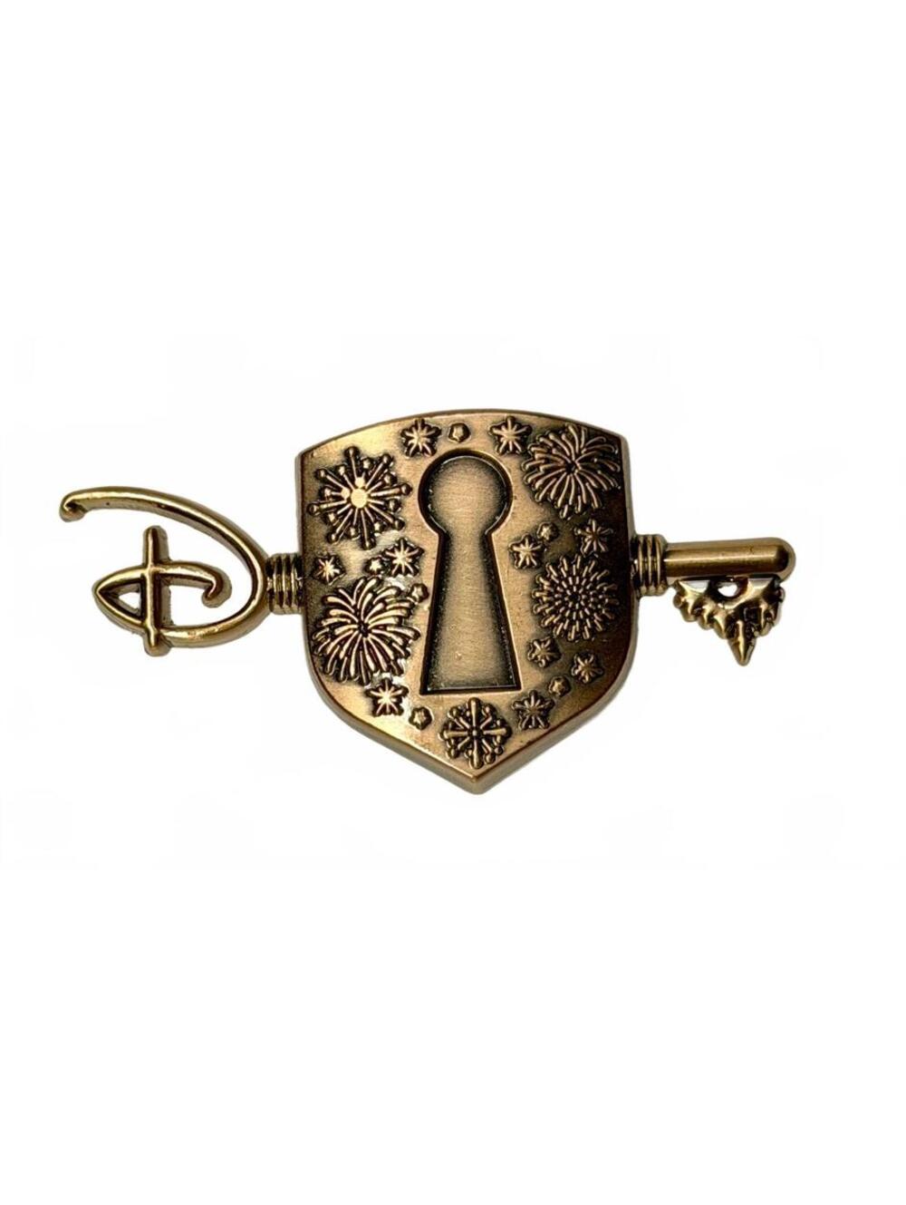 Disney Store Key and Lock Pin Open Edition Fireworks Collectible Key Pin